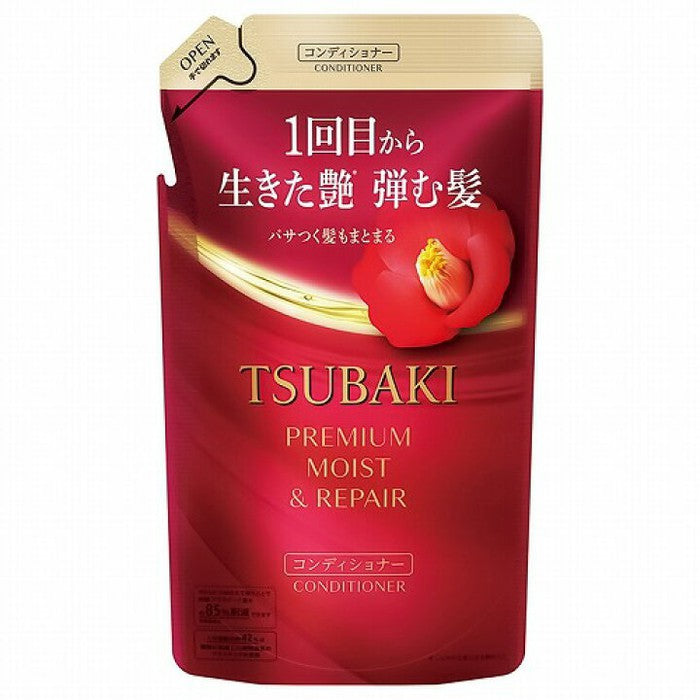 [Refill] TSUBAKI PREMIUM MOIST - Moisturizing hair conditioner with tsubaki oil 300ml [With alcohol]