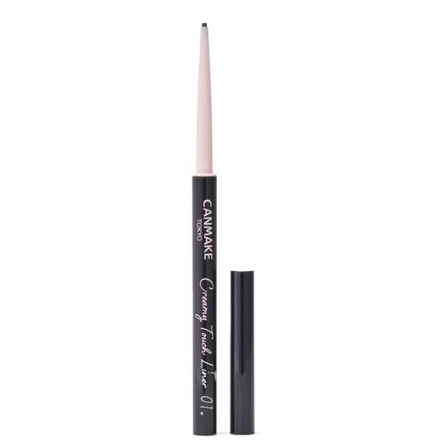 Canmake Creamy Touch Gel Eyeliner – Waterproof 1.5mm Slim Liner, Multiple Colors 8g [Alcohol-free]