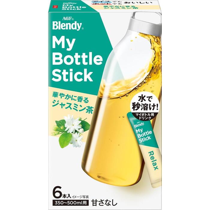 AGF Blendy My Bottle Stick – Elegant Jasmine Tea Aroma (6 Sticks)