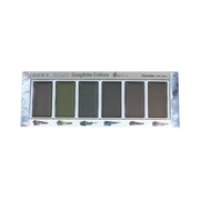 Kuretake Graphite Color Paint Set – Matte Metallic Graphite Watercolor