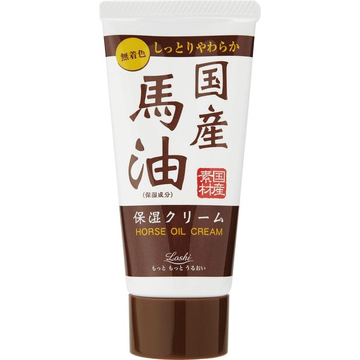 COSMETEX ROLAND Bayu Loshi Moist Aid Horse Oil Hand Cream N 45g [with Alcohol]