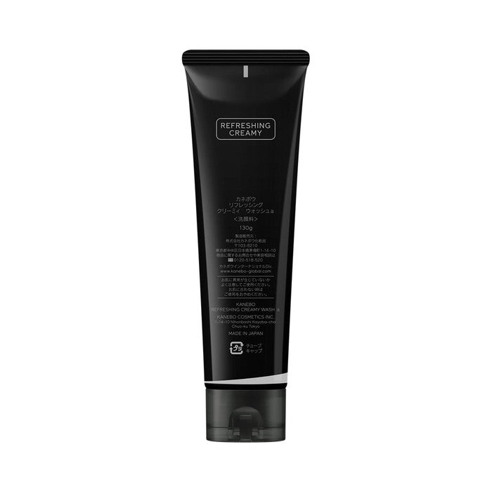 Kanebo Refreshing Creamy Wash A – Soft, Pure Skin with Rich Foam 130g [Alcohol-free]