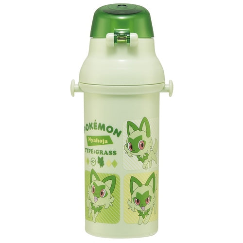Sprigatito Antibacterial Dishwasher-Safe Direct-Drink Plastic One-Touch Bottle
