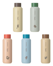Bouteille en acier inoxydable Pokémon + Starbucks Japon 473ml – Pikachu, Bulbizarre, Salamèche, Carapuce et Évoli