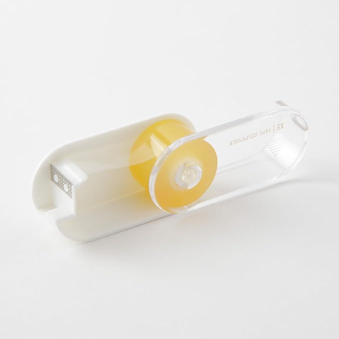 Coupe-tape MIDORI XS – Distributeur de ruban adhésif en cellophane compact, blanc