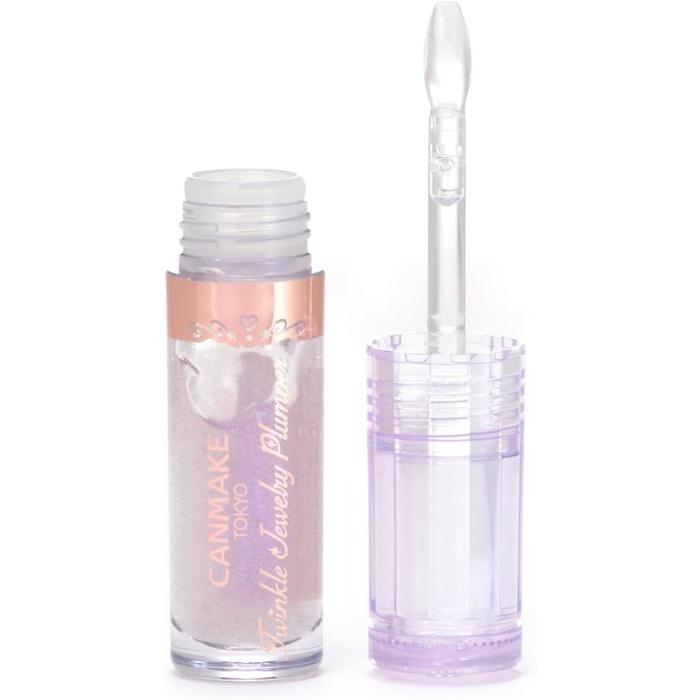 CANMAKE Twinkle Jewelry Plumper – Shimmer Lip Gloss, 3.4 g