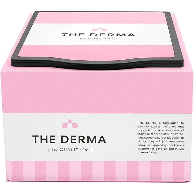 Quality First The Derma Mask – All-in-One Highly Moisturizing Face Mask, 30 Pieces [Alcohol-Free]