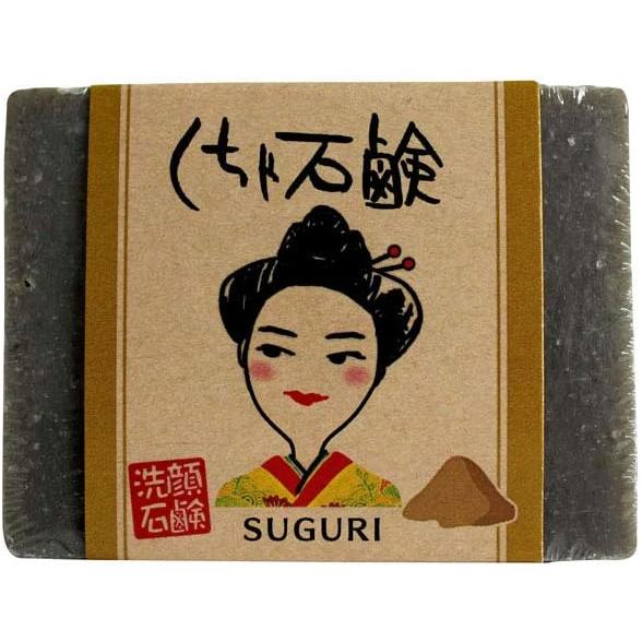 SUGURI Okinawa Soap Series – Natural Facial Soap with Okinawan Clay (Kucha), 100g (No Alcohol)