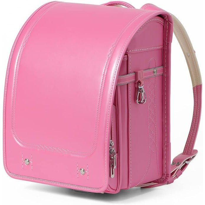Japanese Elementary School Bag - Randoseru Wide, Pink