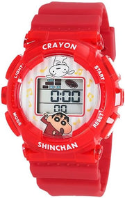 J-AXIS Crayon Shin-chan & Shiro Digital Watch – Red Character Watch CH3C0001-RE