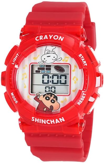 J-AXIS Crayon Shin-chan & Shiro Digital Watch – Red Character Watch CH3C0001-RE