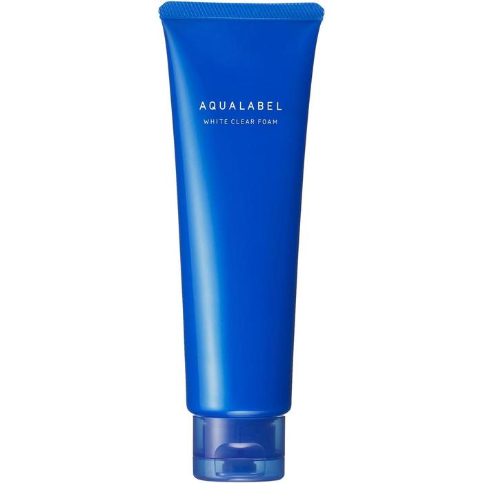 AQUALABEL White Clear Foam – Brightening Face Wash with White Clay (130g) [Alcohol-free]