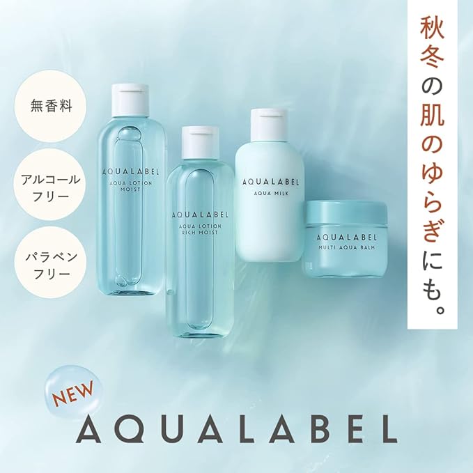 AQUALABEL Aqua Milk – Hydrating Facial Emulsion with Fermented Amino Acids (145ml) [With alcohol]