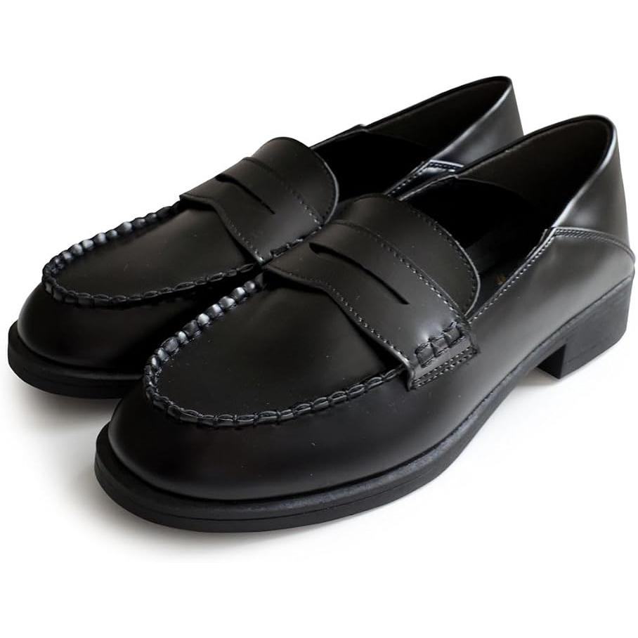 AmiAmi 2-Way Dames School Loafers – Zachte Faux Leren Instap Schoenen