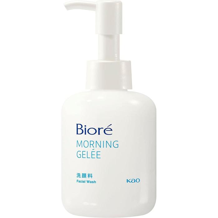 Bioré Morning Jelly Facial Cleanser – Japanese Gel Face Wash for Hydration 100ml [Alcohol-free]