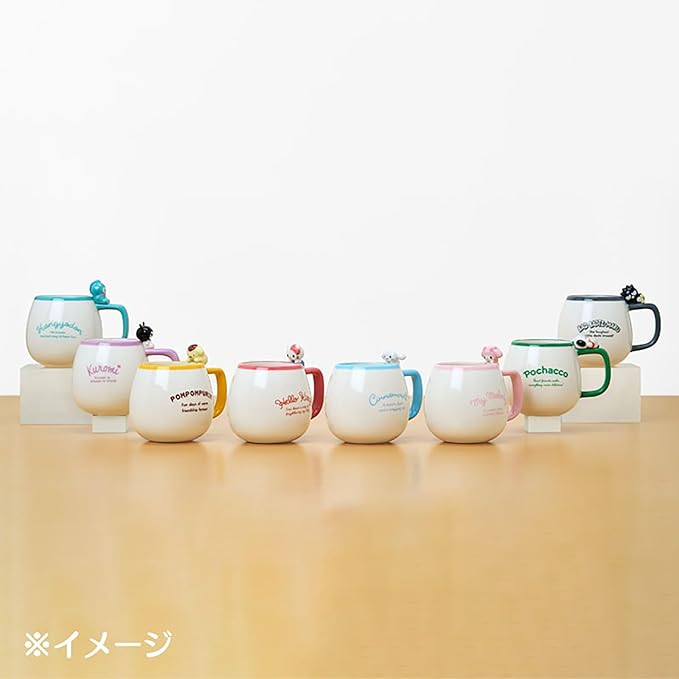Sanrio Character Mug with Mascot (Multiple Characters Available)