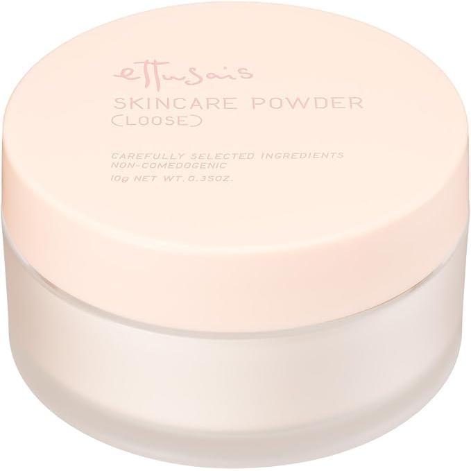 Ettusais Skin Care Powder – Loose Face Powder with Pore Cover and Transparent Gloss, 10g [Alcohol-free]