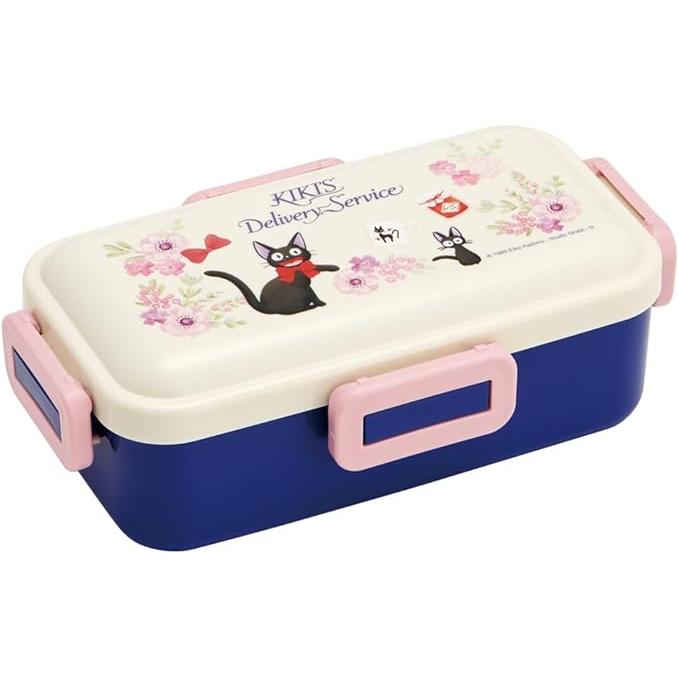 Skater Studio Ghibli “Kiki’s Delivery Service” 1-Tier Lunch Box – 530ml | 4-Point Lock | Antibacterial | Made in Japan