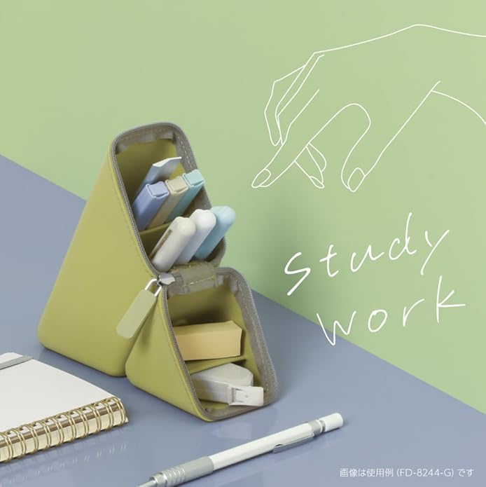 Sonic Kakusta Portable Pen Case – Silicone Magnetic Pen Holder with 60° Dividers