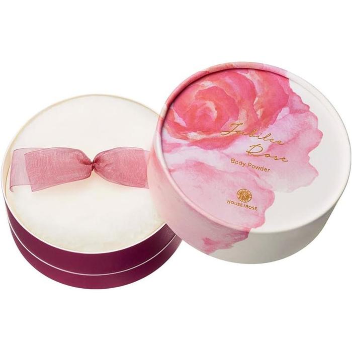 House of Rose Jubilee Rose Body Powder – Luxury Rose Fragrance (65 g) [Alcohol-free]