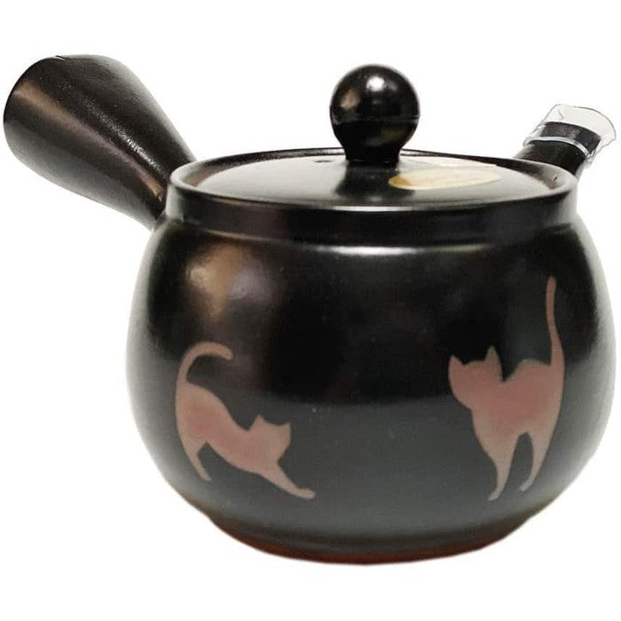 Kyusu Tokoname-yaki Teapot with Cat Design 260 ml