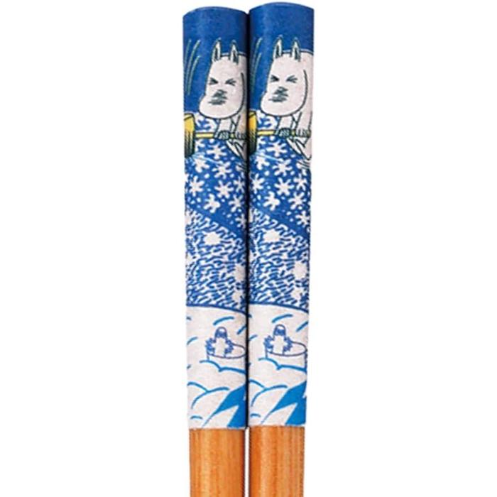 Moomin Chopstick Gift Set with Chopstick Rests in Wooden Box