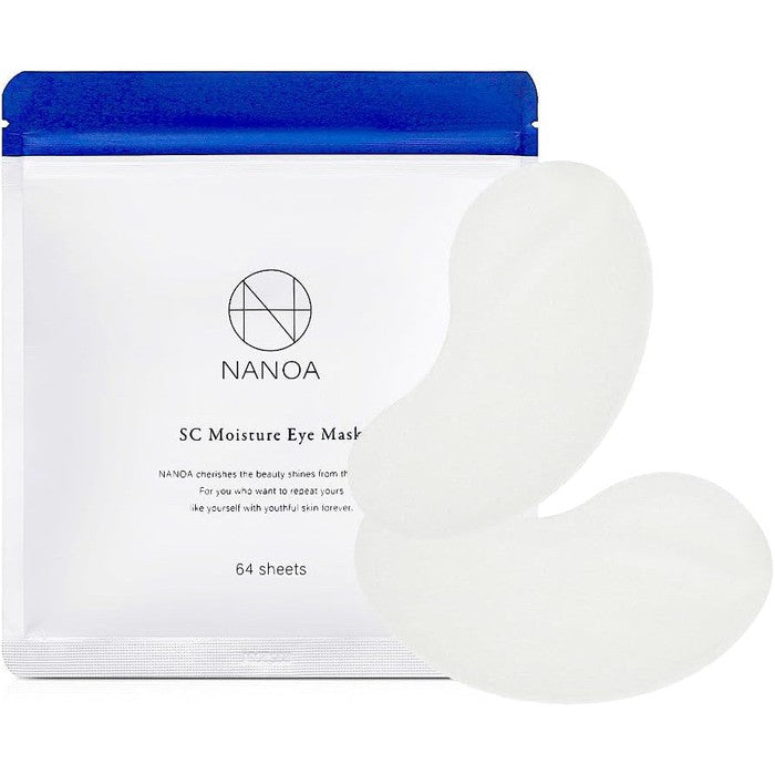 NANOA Rejuvenating eye patches and nasolabial folds with EGF and FGF (SC MOISTURE EYE MASK) 64 pieces [With alcohol]