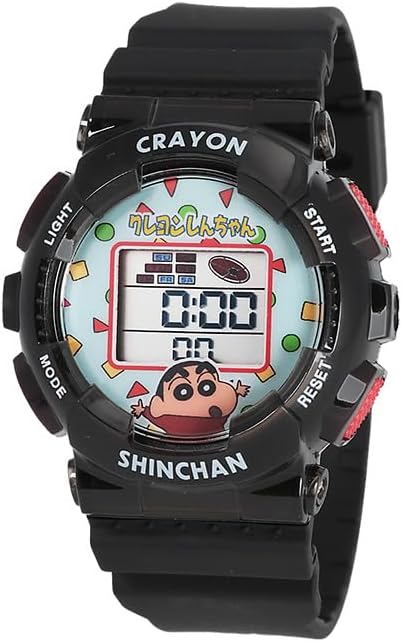 J-AXIS Crayon Shin-chan Pajama Digital Watch – Black Character Watch CH3C0001-BK