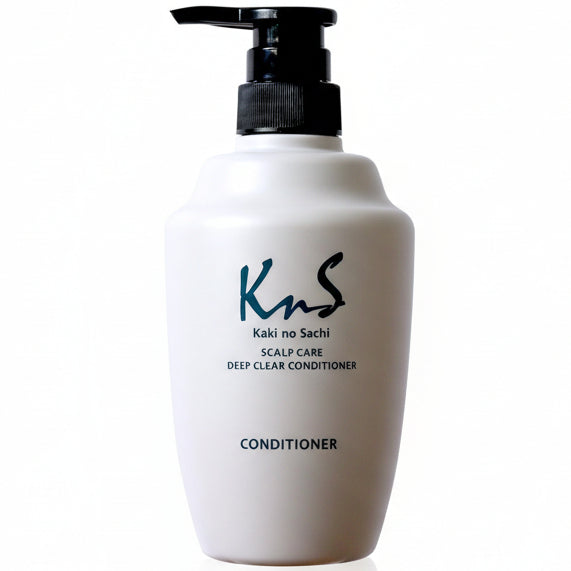 Kaki no Sachi (KnS) Medicated Persimmon Scalp Conditioner for Men 500mL – Odor, Dandruff & Volume Care [With alcohol]