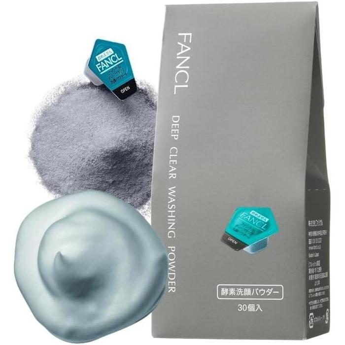 FANCL - NUMBER ONE COSME!! Powder based on clay and activated carbon for cleansing pores, 30 capsules [Alcohol-free]