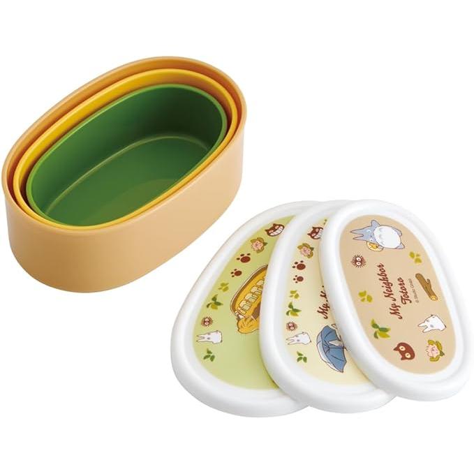 Skater Studio Ghibli My Neighbor Totoro Antibacterial Lunch Box & Food Container Set – 3 Pieces Made in Japan
