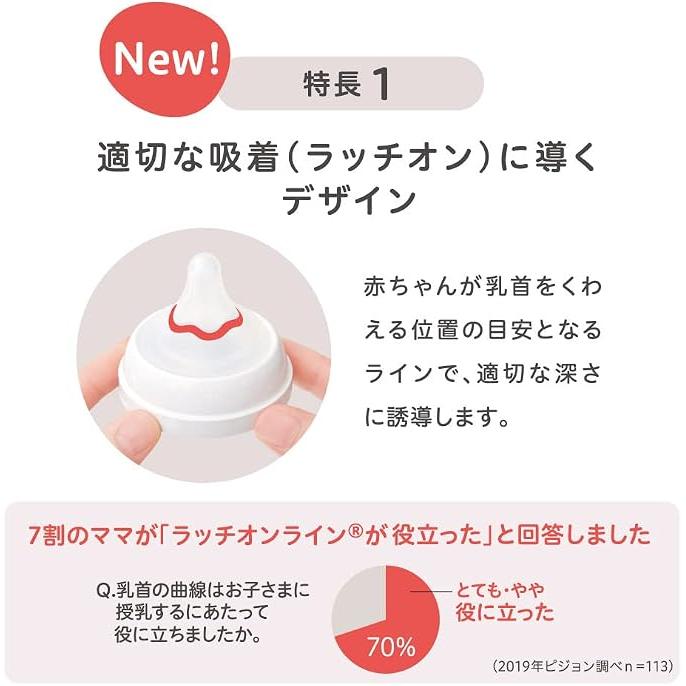 Pigeon Breast Milk Feel BPA-Free Plastic Baby Bottle – 160ml / 240ml