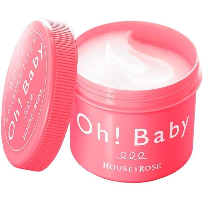 House of Rose Oh! Baby Body Smoother N – Exfoliating Body Scrub for Smooth, Soft Skin 570g [Alcohol-Free]