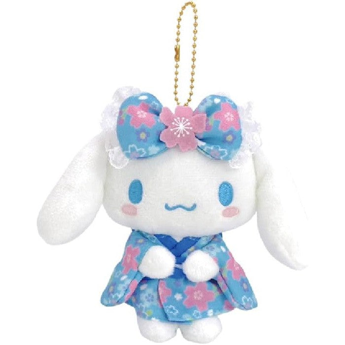Sanrio Cinnamoroll Kimono Sakura Japan Version Light Blue Plush Toy