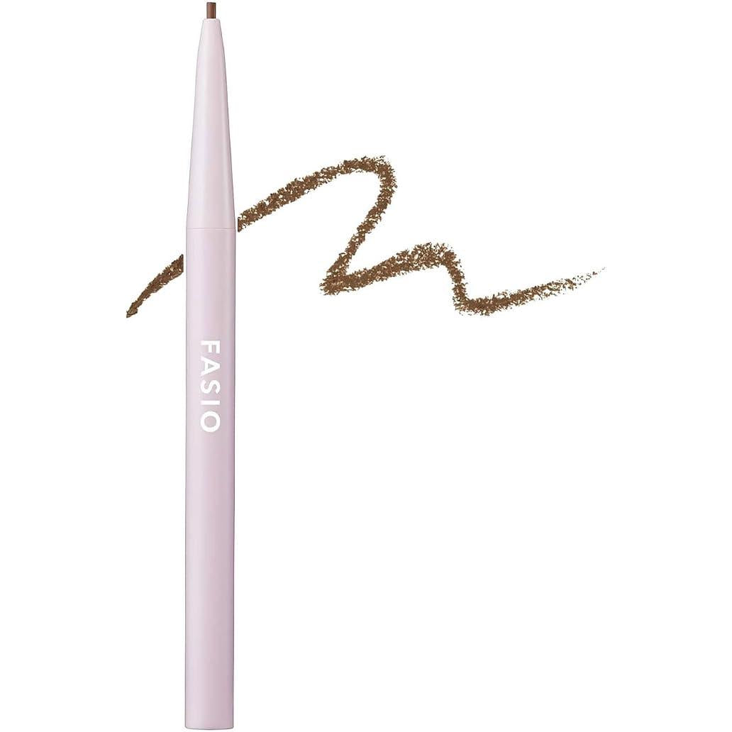 FASIO Waterproof Eyebrow Pencil 1.5 mm – Sweat, Sebum and Smudge Resistant [Alcohol-Free]