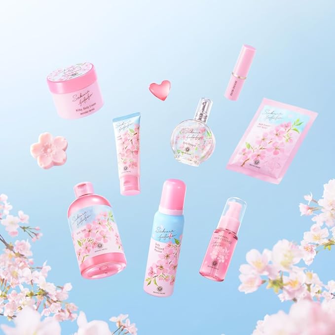 House of Rose Sakura Fufufufu Hand Cream 1.6 oz (45 g) – Cherry Blossom Moisturizing Hand Cream [Alcohol-Free]