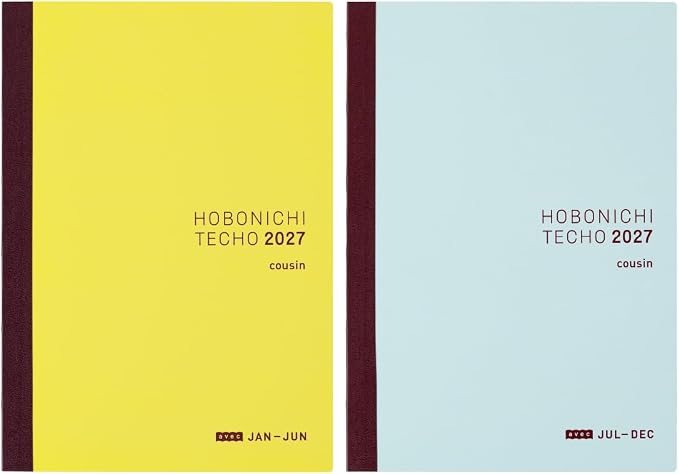 [Japanese] Hobonichi Techo 2027 Cousin A5 – 1 Side per Dag Japansk Planlegger