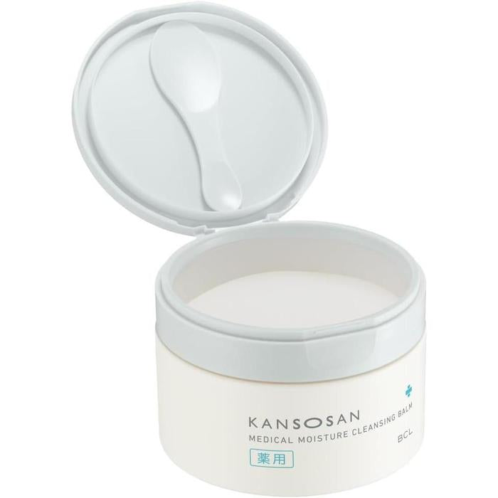KANSOSAN Medicated Moisturizing Cleansing Balm Makeup Remover 80g – Ceramides, Niacinamide & Petrolatum [Alcohol-free]