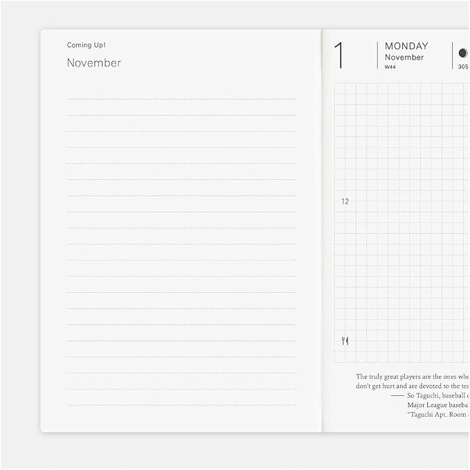[English] Hobonichi Techo 2027 A6 – Original / Planer Arts&Science