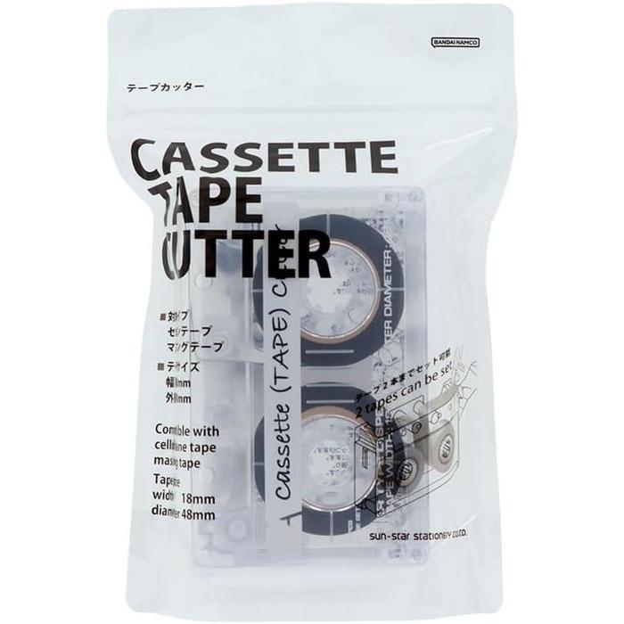 Sun-Star Retro Cassette Masking Tape Cutter – Holds 2 Washi Tapes