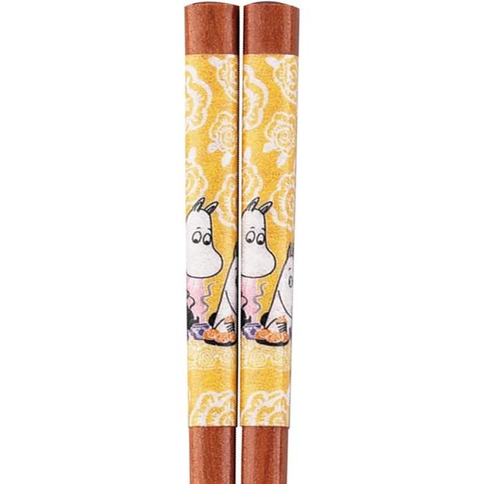 Moomin Chopstick Gift Set with Chopstick Rests in Wooden Box