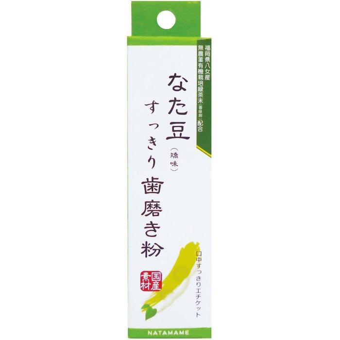 Sanwa Tsusho Nata Bean Tooth Powder 30g – Natural Teeth Whitening and Cleaning paste(No Alcohol)