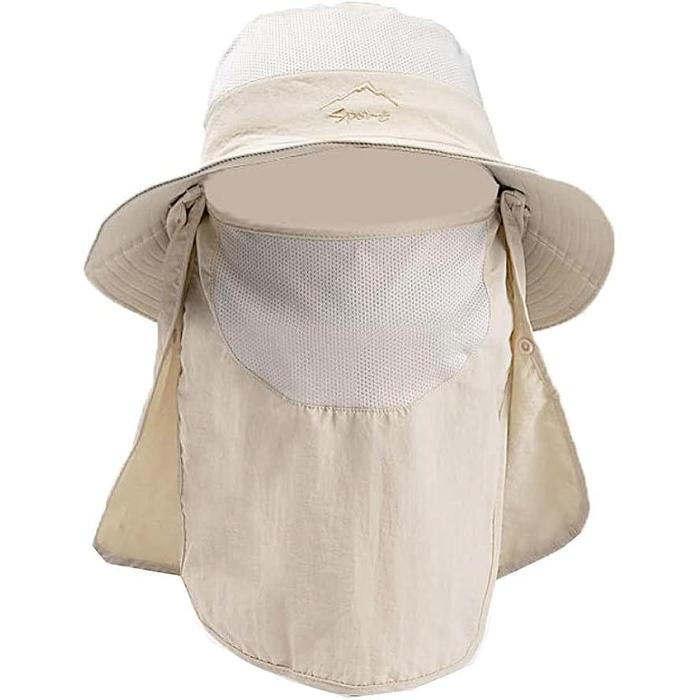 FREESE Safari Hat – 3-in-1 UV Protection, Cooling & Mask, Lightweight and Foldable