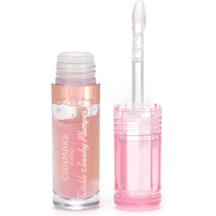 CANMAKE Twinkle Jewelry Plumper – Shimmer Lip Gloss, 3.4 g