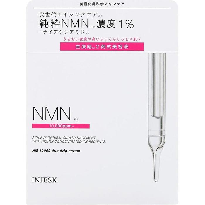 INJESK NMN 10000 Duo Drip Serum 18ml + 0.5g [Alcohol-free]