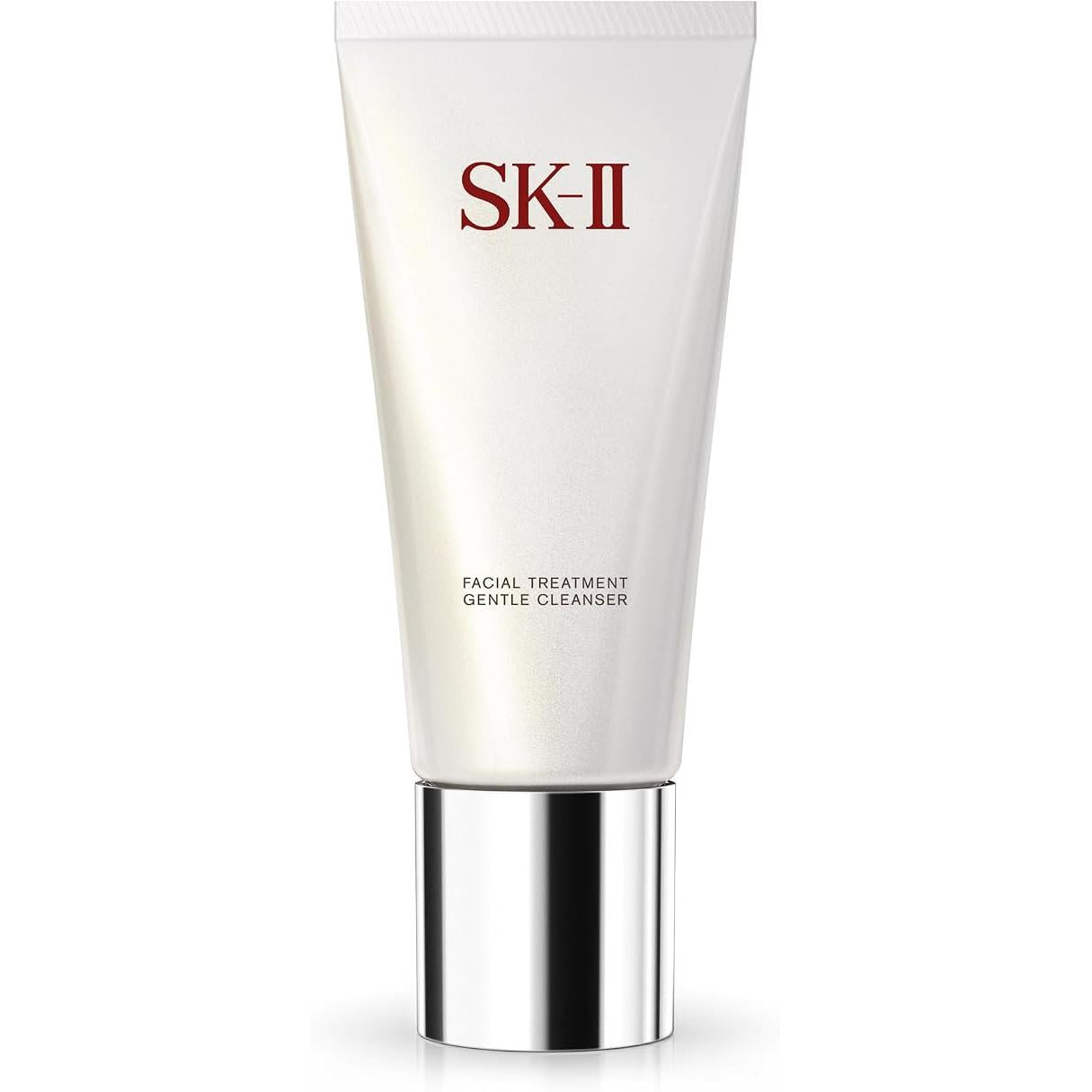 SK-II Facial Treatment Gentle Cleanser 120g – Luxurious Hydrating Face Wash with Galactomyces Ferment Filtrate and Glycyrrhizinate 2K [Alcohol-free]