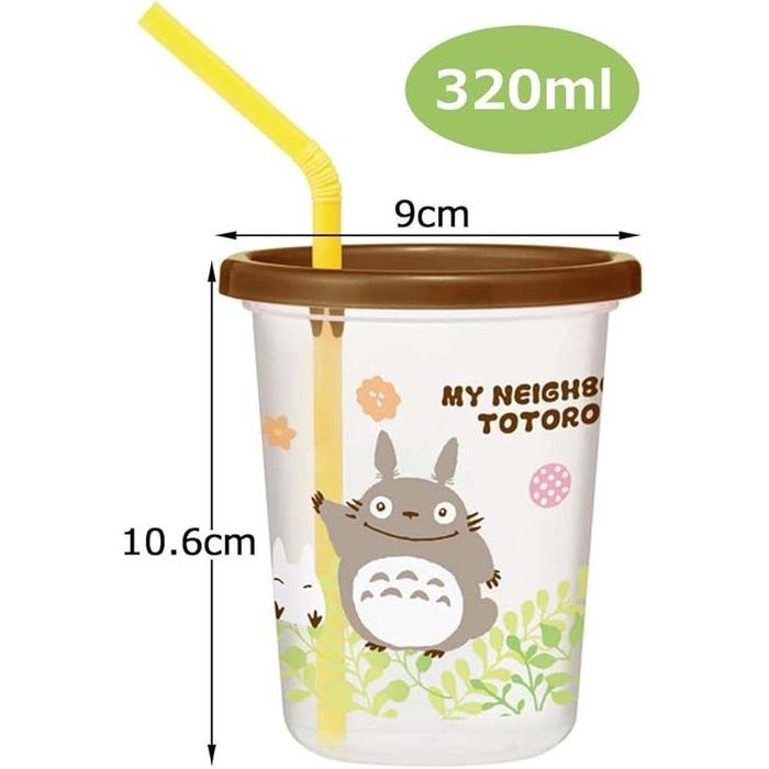 Skater My Neighbor Totoro Plants Straw Tumbler Set 320ml (3 Cups) Studio Ghibli Made in Japan