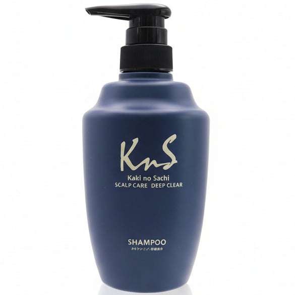 Kaki no Sachi (KnS) Medicated Persimmon Scalp Shampoo for Men 500mL – Odor, Dandruff & Itch Care [With alcohol]