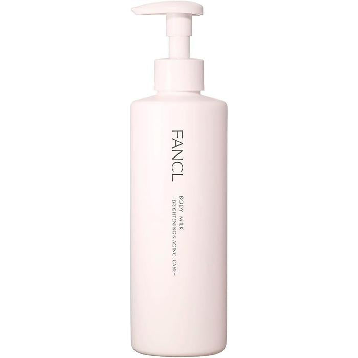 FANCL Body Milk – Brightening & Aging Care Body Lotion 250g | Unscented, Additive-Free Moisturizing Cream for Whitening & Elasticity [With Alcohol]