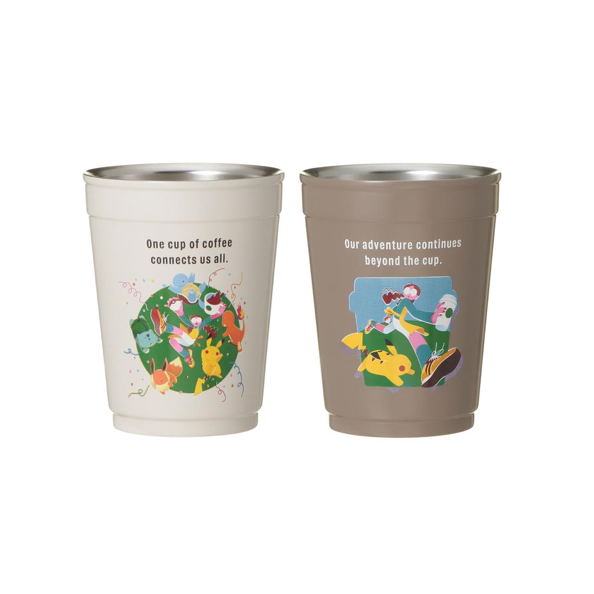 Pokémon + Starbucks Japan 2-Way Stainless Steel Cup & Holder 355ml – Coffee Adventure / Coffee Connection